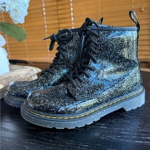 Dr Martens 1460 T Black Cosmic Glitter size 2 Kids